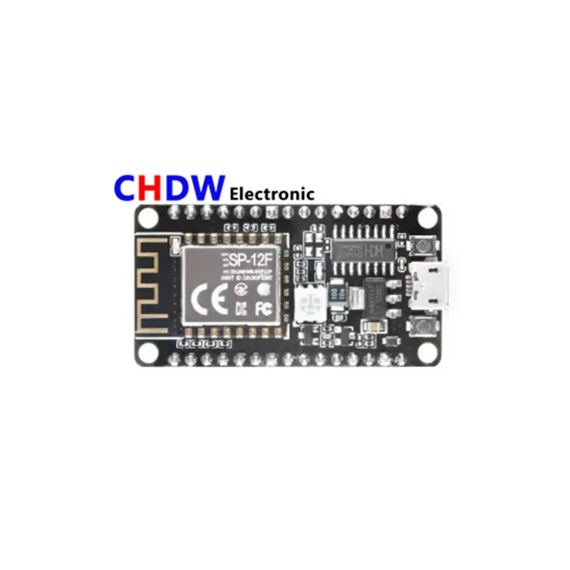 Node MCU-12F (CH340) 개발 보드용 ESP8266 메인 컨트롤 WiFi 테스트 모듈 AT 펌웨어 시리얼 포트