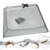60/80/100cm Landing Fishing Net Portable Foldable Nylon Fishing Mesh For Carp Crucian Crab Shrimp Tilapia Outdoor Fishing Tackle 3