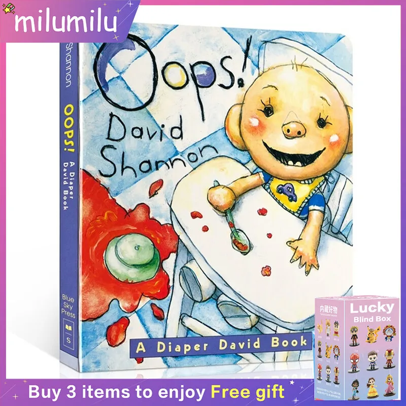 

MiluMilu Oops A Diaper David Shannon Book Shanno English Original Picture