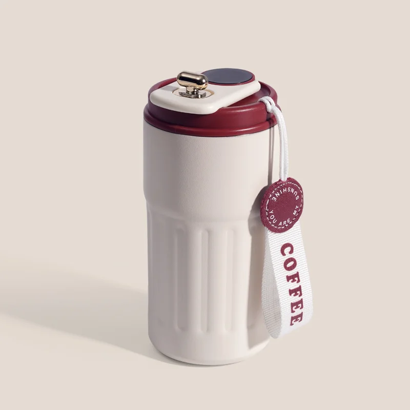 thumbnail image 1 of Coffee Mug, Stainless Steel Vacuum-Insulated Travel Mug, Double Wall Leak-Proof Thermos Vacuum Tumbler 12oz 370ml Coffee Cup, 1 of 5