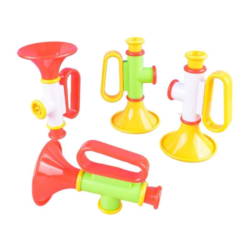 

Plastic Trumpet Toy for Kids Make Real Sound Music Toy Fun Musical Instruments Noise Makers for Parties and Events DropShipping
