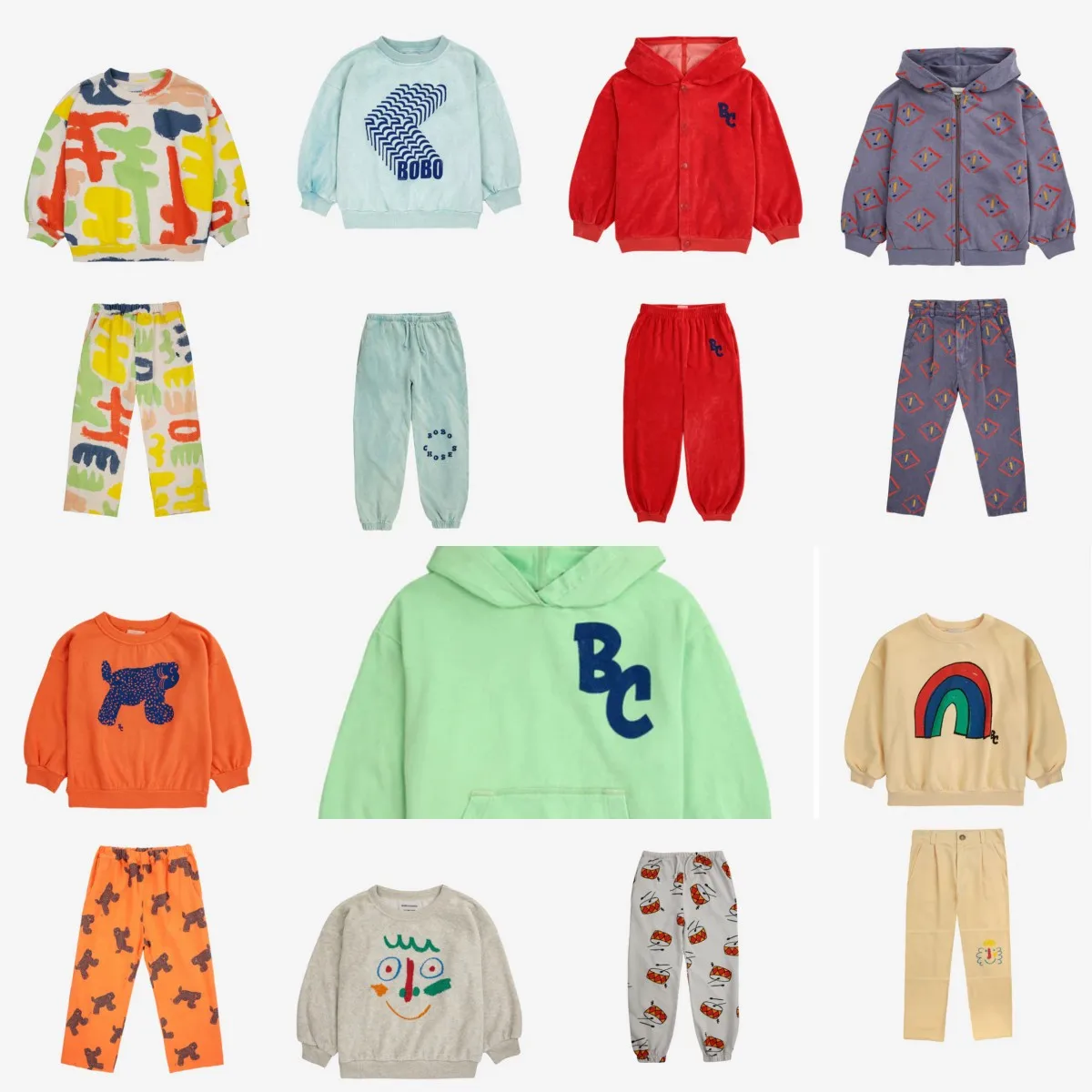 

Pre Sale BC 2024 Spring New Kids Sweater and Pants for Boys and Girls Toddler Sweatshirts Cotton Outwear Children's Clothing Set