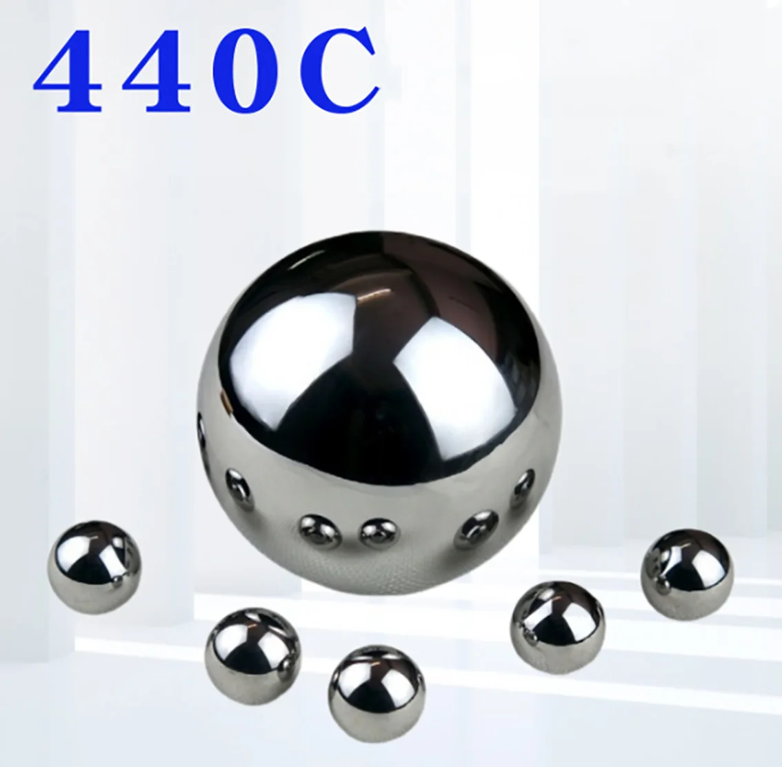 

1Pcs Solid 440C Stainless Steel Ball Dia 63.5mm 69.85mm 74.612mm 76.2mm Smooth Steel Beads Round Ball