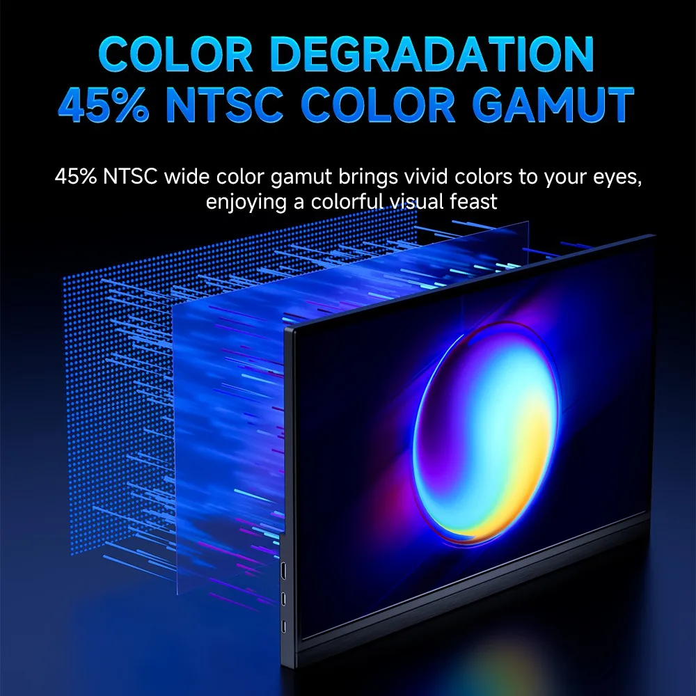 MUCAl 15.6 인치 휴대용 모니터 FHD 1920*1080 여행 게임 노트북 전화 스위치 용 15.6 디스플레이 화면 ps4 ps5 XboX MacBook