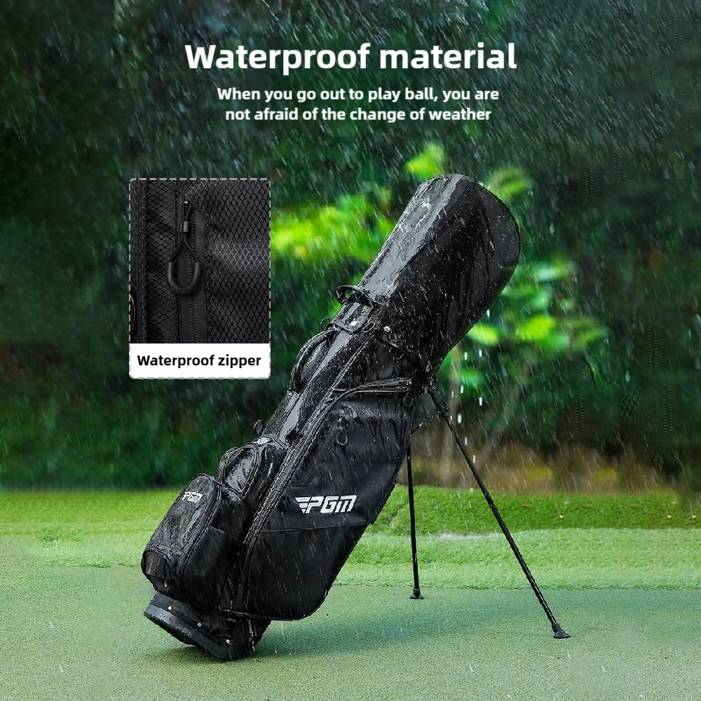 PGM Golf Bag Men Women Multifunction Magnetic Pocket Bending Base Beverage Thermostatic Lightweight Waterproof Bracket Bag QB156 3