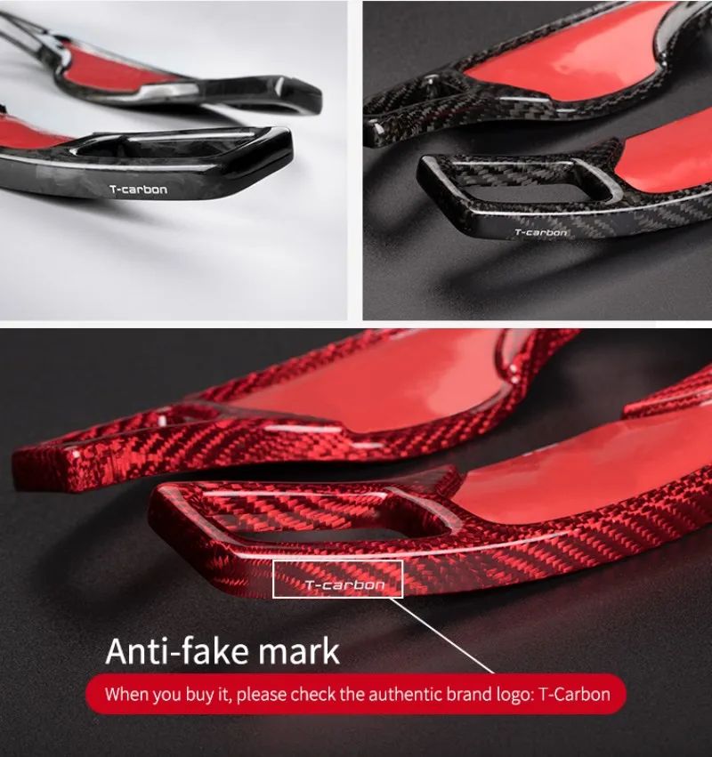 T-carbon Car Accessories Steering Wheel Shift Extension Paddle Shifter For Cadillac ATS CTS XTS XT4 XT5 ATSL CT6 CT5 CT4