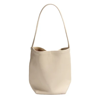 Borsa Tote Grande da Donna, Borsa a Spalla di Lusso in Vera Pelle, Design Giapponese Popolare, Morbida e Confortevole