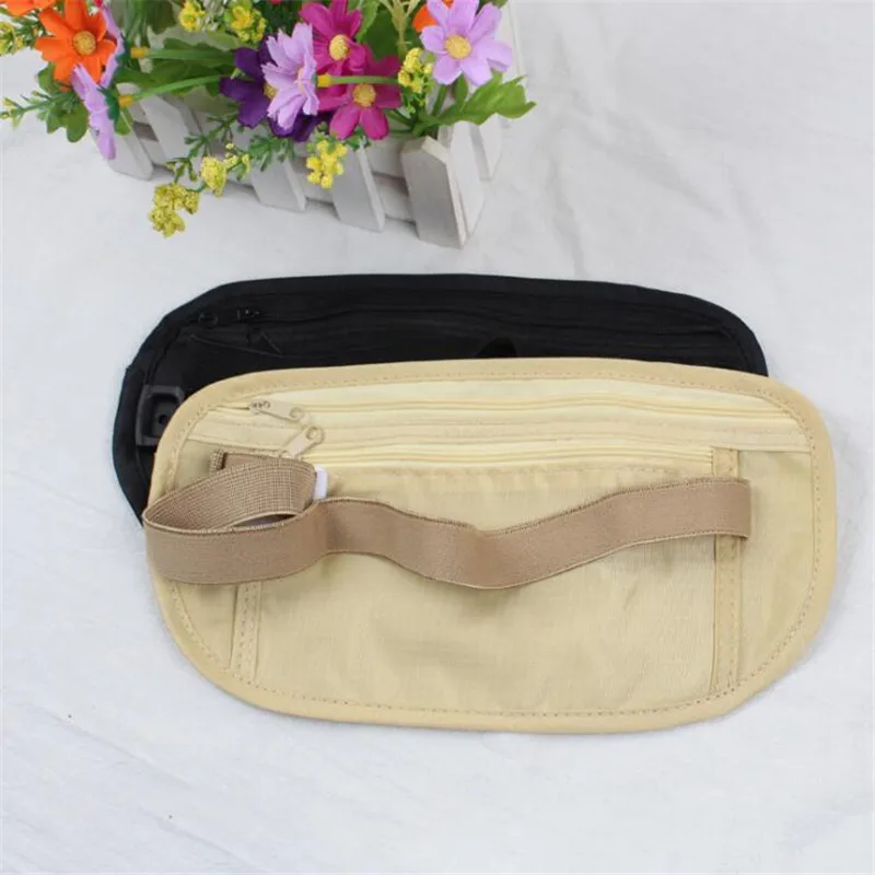Invisible Travel Waist Packs Pouch for Passport Money Belt Bag Hidden Security Wallet Gift Travel Bag Chest Pack Money Waist Bag