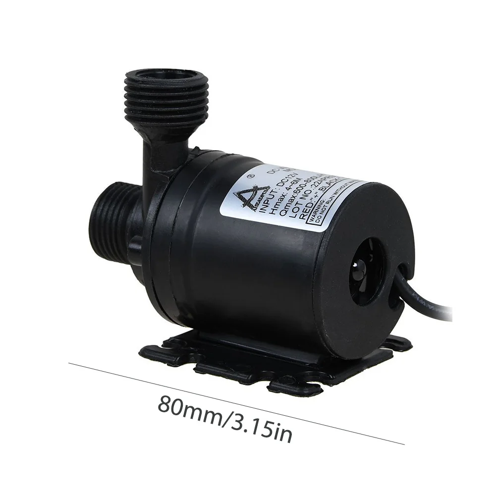 정원 고압 펌프, DC 12V 브러시리스 워터 펌프, 18W, IP68 방수, 저소음, 고성능