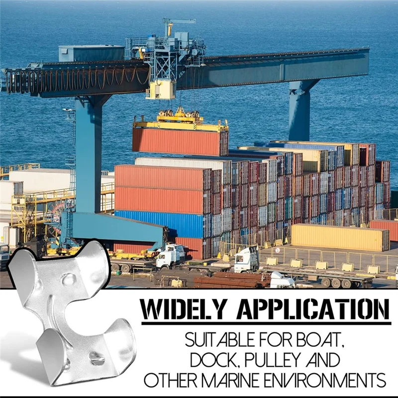 -ABGQ 1/4인치 강철 케이블 클램프 금속 버클 로프 버클 말 클립 웨빙 버클 로프 홀더 더블 로프 클램프(20개)