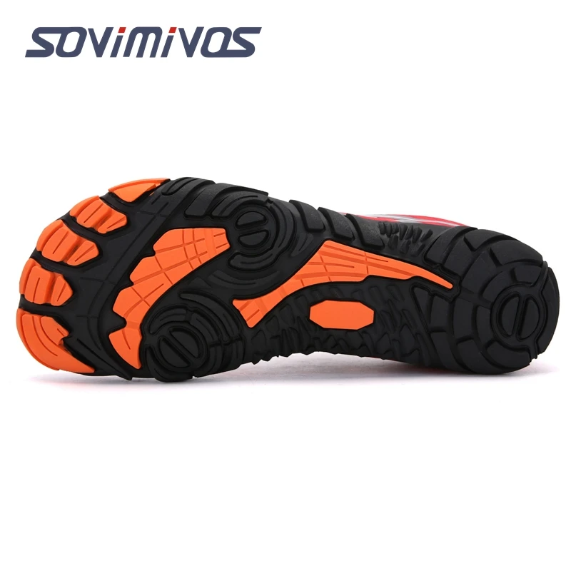 Men's Cross-Trainer Barefoot Minimalist Shoe Zero Drop Sole Wide Toe Box Aqua Shoes Five-finger Swimming Shoes
