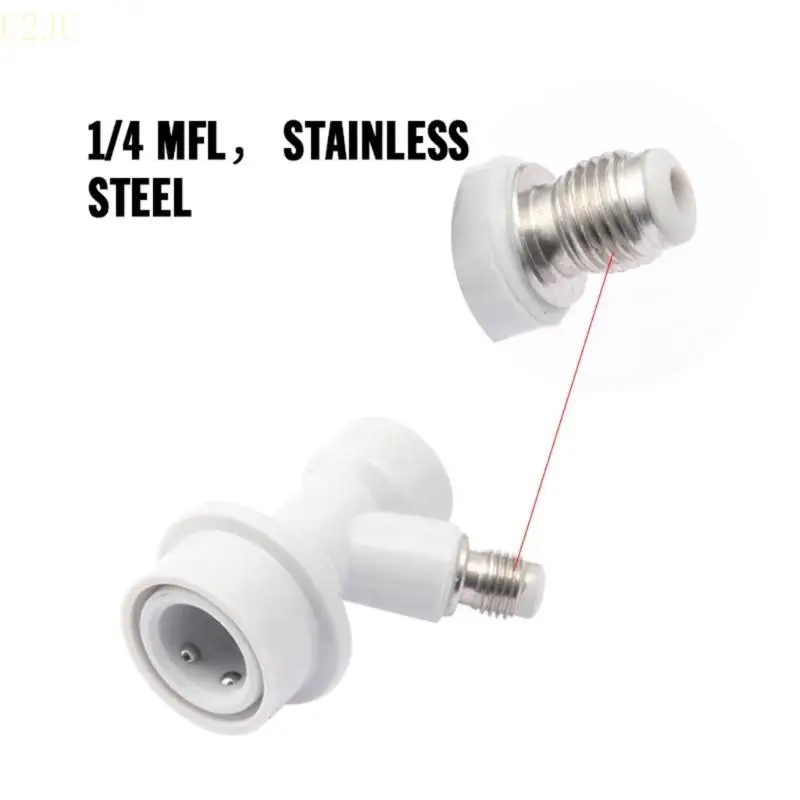 U2JC 1 Pair Stainless Steel Kegs Parts Ball Lock Fittings for Easy Beer Dispensing Beer Kegs Connectors Dispenser Supplies