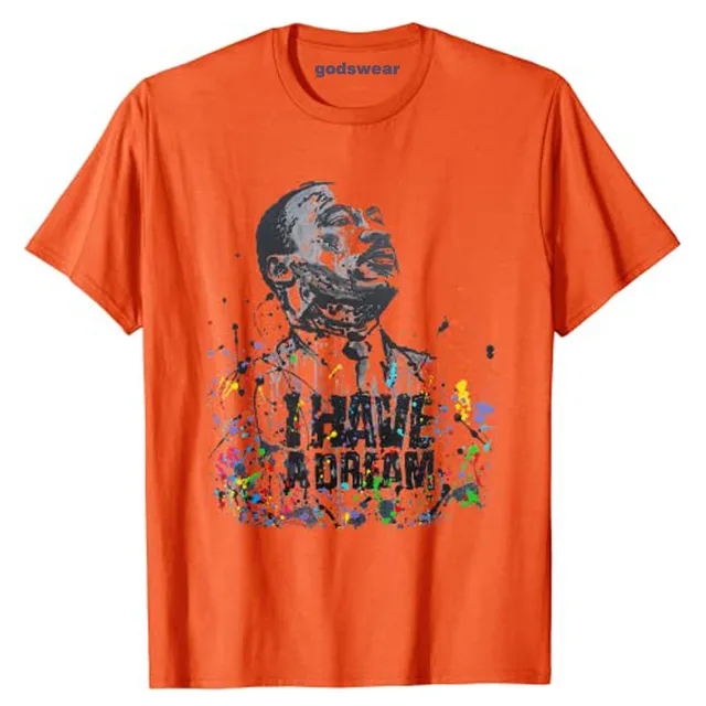 Martin Luther King Jr. Day I Have A Dream MLK Day T-Shirt Black Pride Tee Tops Black-history Month Clothing for Women Men 3