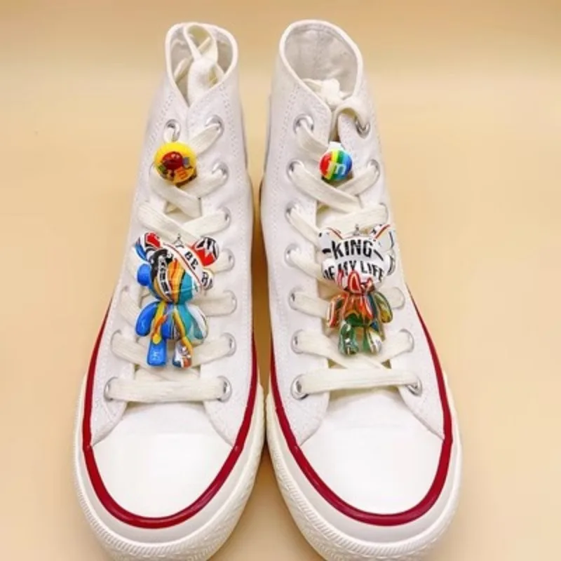 

Cartoon Cute DIY Sneaker Charms Designer Fashion All-match Shoelace Decoration Luxury Quality Charms for Sneaker New Arrivals