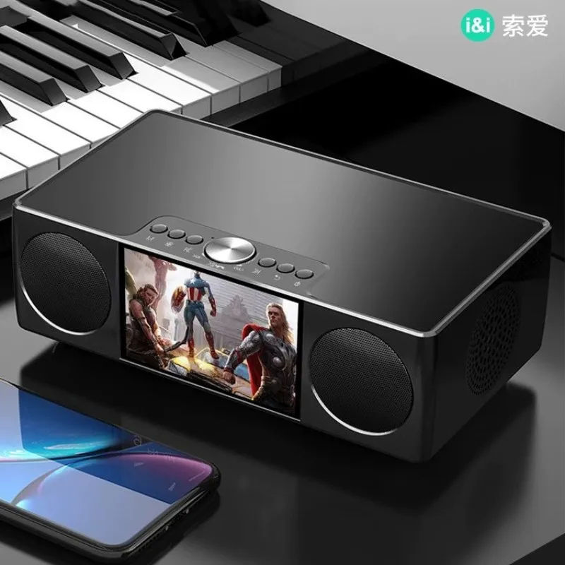 SOAIYBluetoothSpeakerPortableHiFiWirelessSoundBar360Stereo