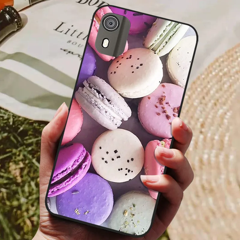 Sleek Black Shockproof Silicone Phone Case - Soft Protective Back Cover