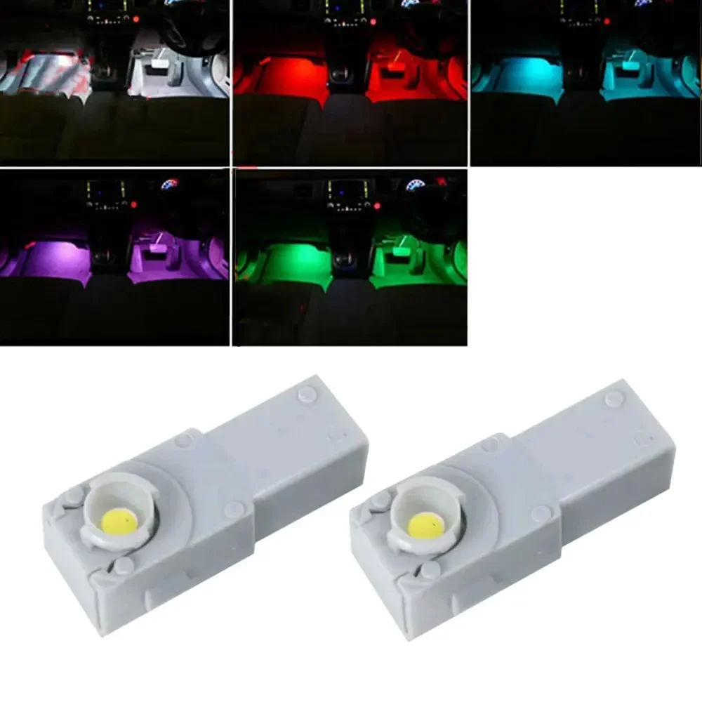 2Pcs LED Interior Light Illumination Assembly Decorative Illuminator Light Connector Decor Lamps for Toyota Corolla Cross