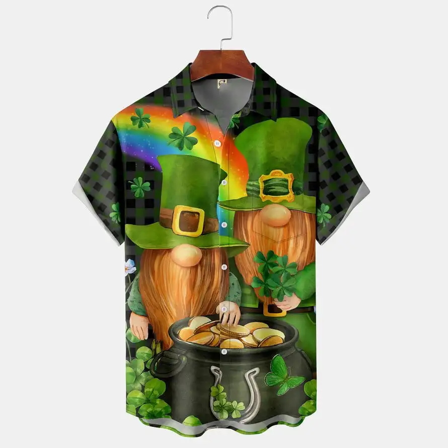 

St. Patrick's Day Shirt men-s-top Q6