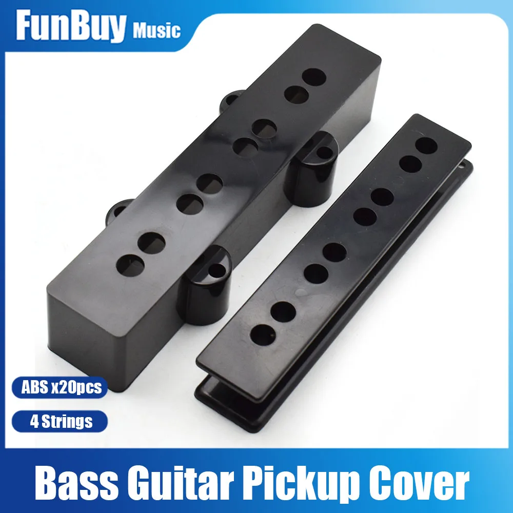 

20 шт. ABS 4JB бас пикап крышка шеи/моста Пикап искусственная шпуля открытый/закрытый тип для JB бас гитара аксессуары