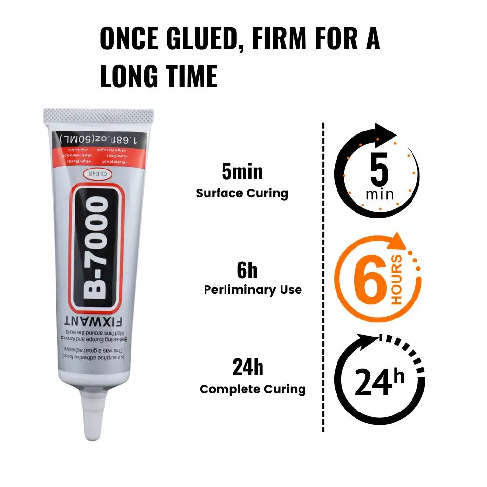 1pcs 15ML 25ML 50ML 110ML B-7000 Clear Phone Screen Repair Glue Universal Glass Plastic B7000 DIY Adhesive 4