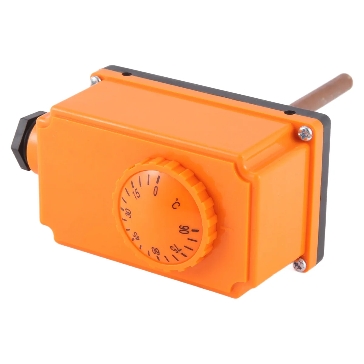G1/2 Male Thread Hot Water Pipe Thermostat Temperature Controller 90 Celsius High Temperature Start Heating System Parts DY