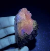 Natural Fluorescent calcite and pyrite Symbiotic  mineral specimen + healing quartz crystals and stones rock gemstone 2