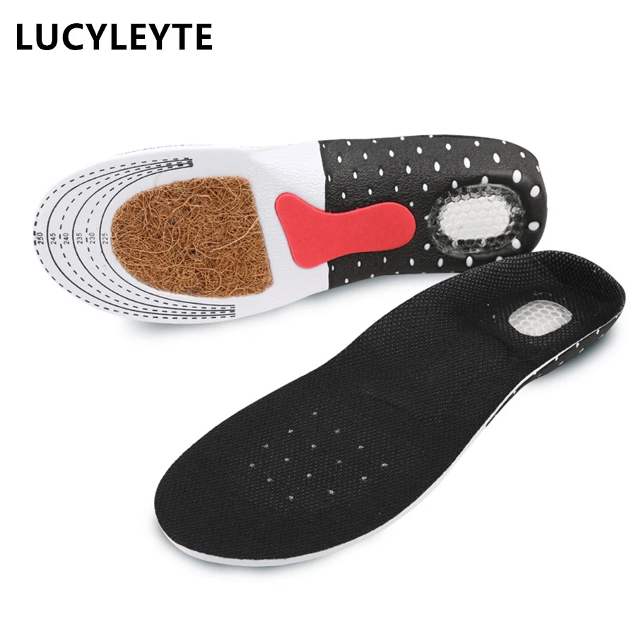 Shoe Insoles Coconut Beard Unisex Orthotic Arch Support Sport Running Gel Insoles Insert Cushion Men Women