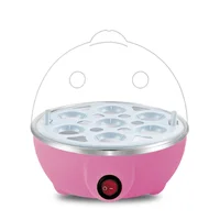 Rapid Egg Cooker: 7 Egg Capacity Electric Egg Cooker for Hard Boiled Eggs, Poached Eggs, Scrambled Eggs Pink EU Plug 1