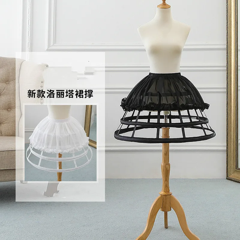 Lolita Crinoline Violent Fishbone Support Lolita Four-Layer Bird Cage Support Adjustable Bell Type A- Type All-match Skirt