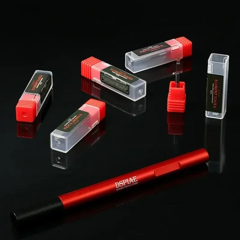 DSPIAE CS-PB01 푸시 브로치 콤비네이션 툴 세트 0.1/0.15/0.3/0.5/1mm 나이프 포함 모델 조각용 취미 도구 DIY