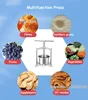 5L Manual Wine Press Machine Multifunctional Vegetable Fruit Juice Honey Pressing Separation Machine Household 5
