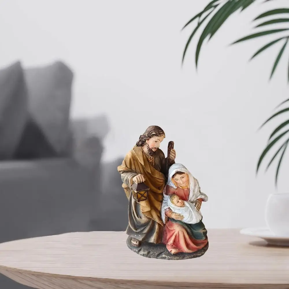 Handmade Holy Family Statue 5