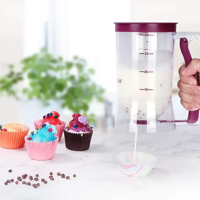 Batter Separator Cupcakes Pancakes Cookie Cake Waffles Batter Dispenser - Image 3