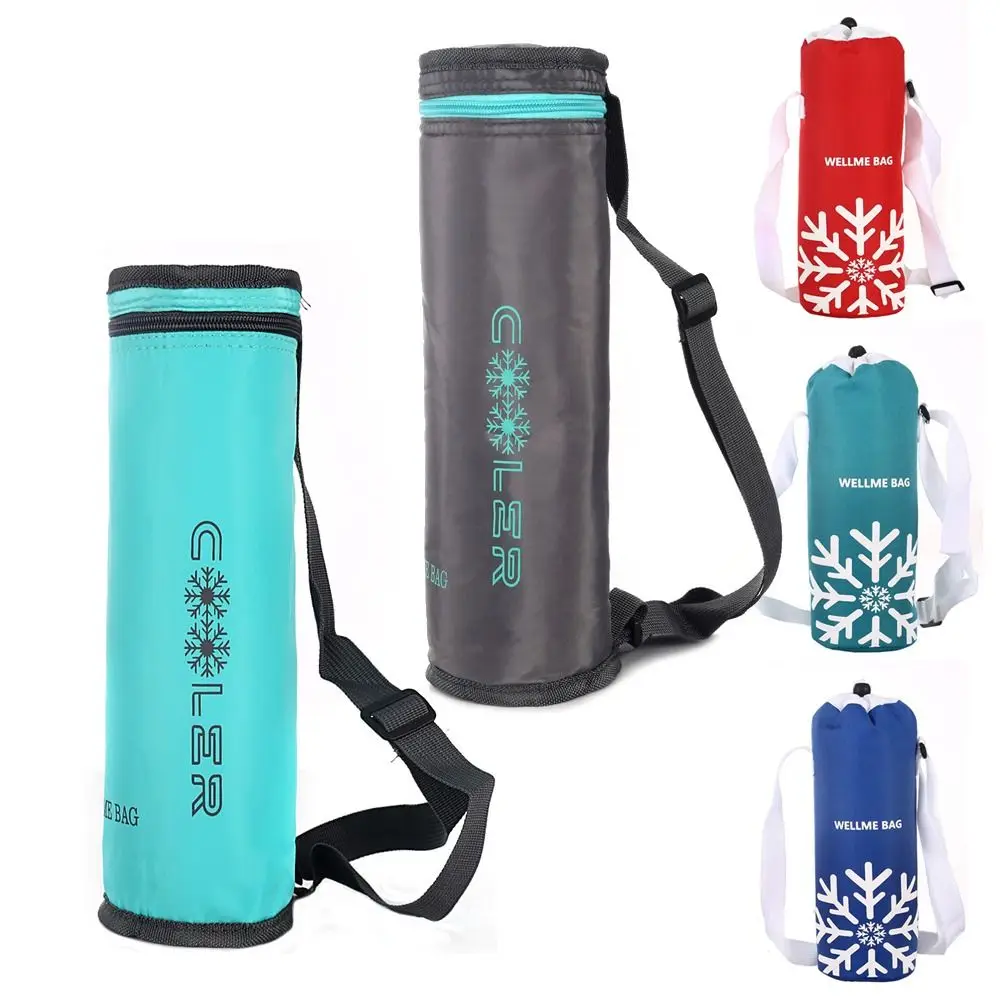 

With Strap Insulated Water Bottle Cover Oxford cloth Waterproof Cup Sleeve Outdoor Sports Water Bottle Warmer Drinkware