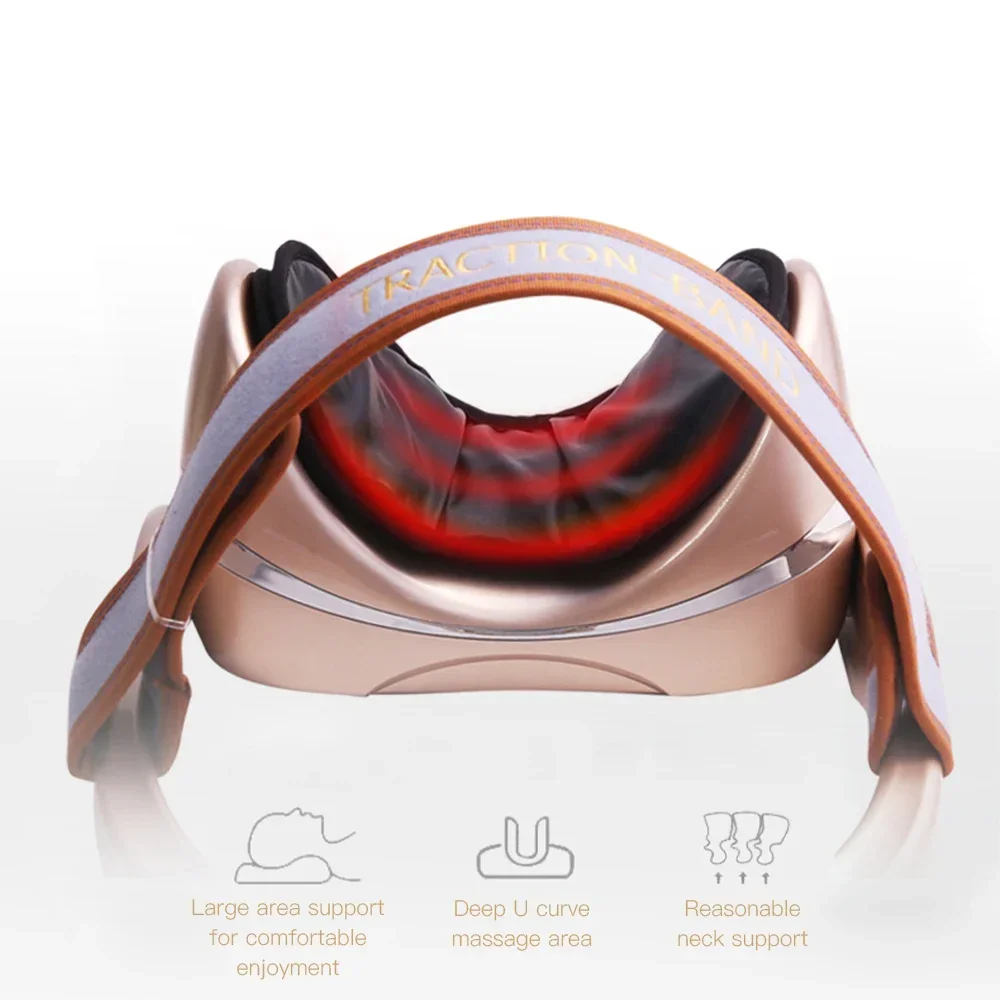 Elektrisches Nackenmassagegerät Mit Wärmefunktion Und Vibration_voghion.com