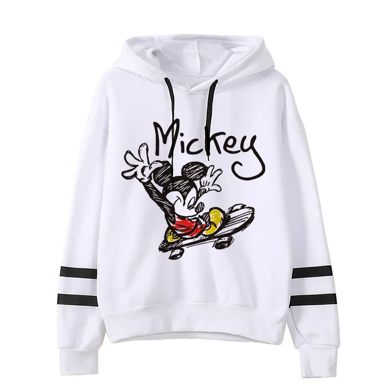 Sudadera con capucha de dibujos animados para niño y niña, ropa con estampado de Disney, Minnie Mouse, Mickey, Grunge, Harajuku, Y2k, años 90