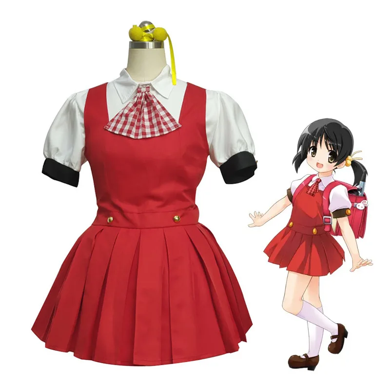 

Anime VOCALOID2 YUKI Cosplay Costume Yuki Red Strap Dress Virtual Singer Halloween Party Carnival Uniform for Women Girls