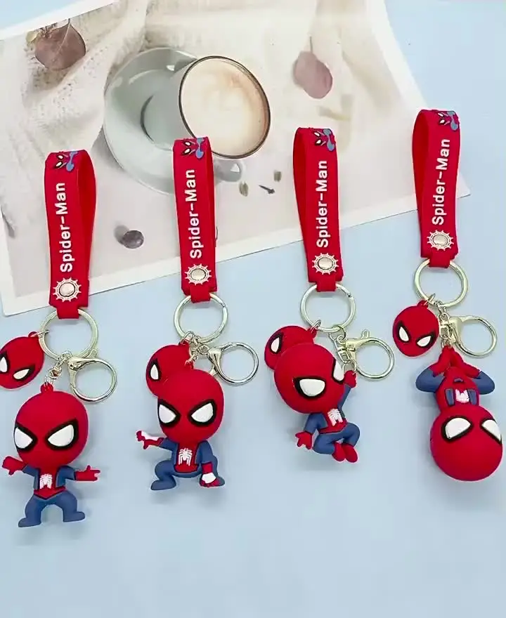 Брелок с изображением Человека-паука Marvel для мужчин и мальчиков милый брелок