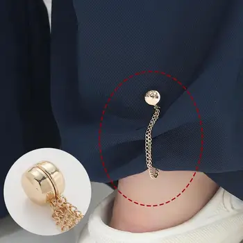 Magnetic Clothes Clips Scarf Buckle Wrist Tie Snap Clothing Accessories Multi-Function Magnetic Clips For Women's Clothes Hijab 2