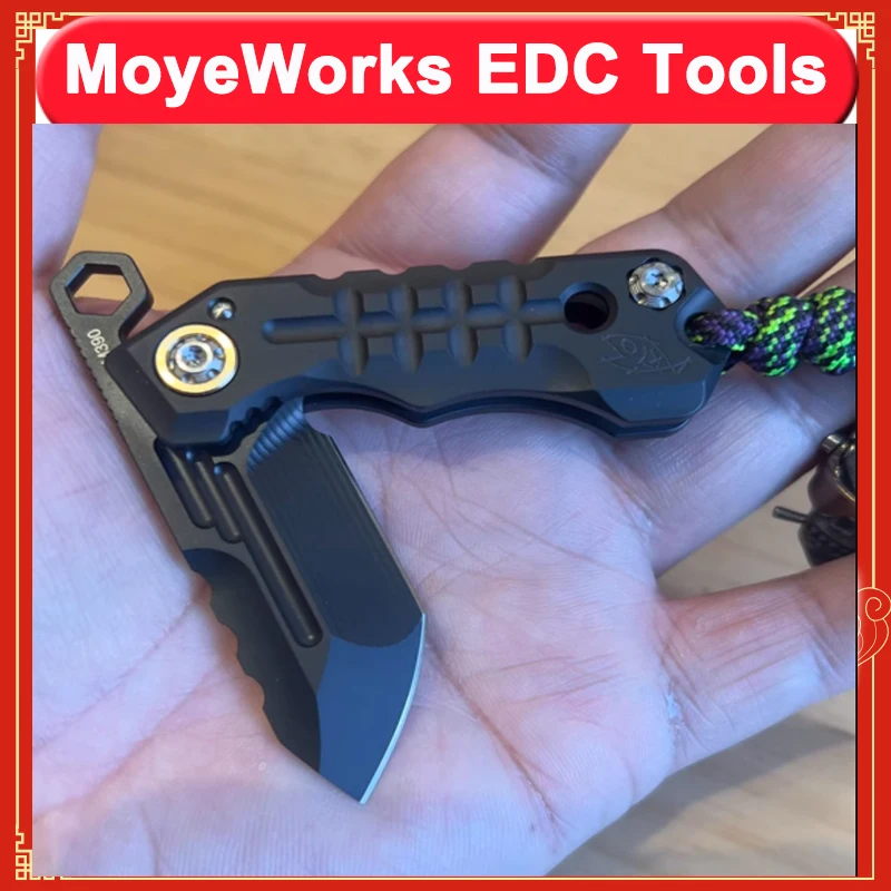 Gen III MoyeWorks Baly Cutter 3.0 EDC 유틸리티 나이프 캠핑 멀티 도구 캠핑 빗 캠핑 포크 캠핑 크로우 바