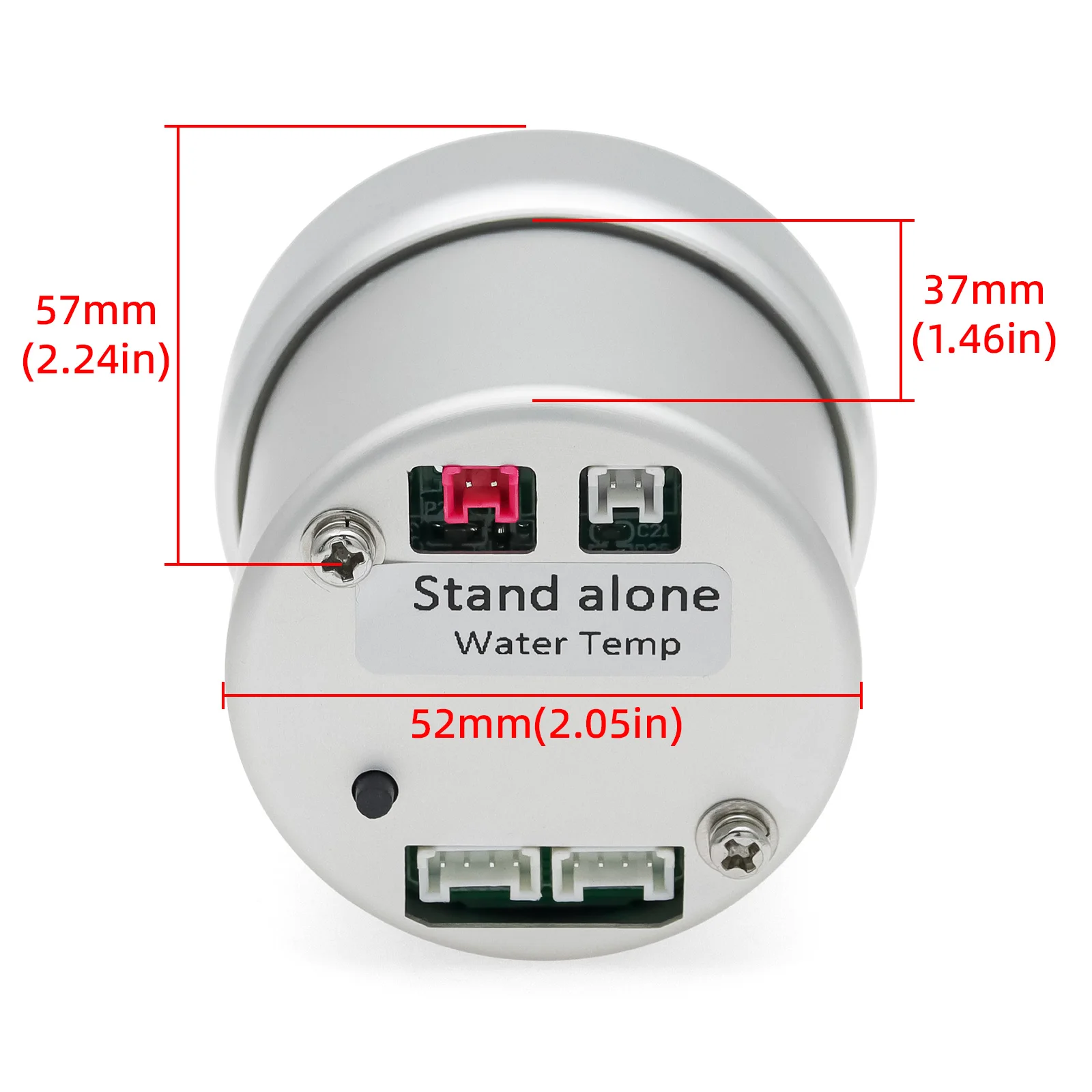 Universal Racing Car Multi-Color Gauge for Oil Pressure, Water Temp, and Turbo Boost