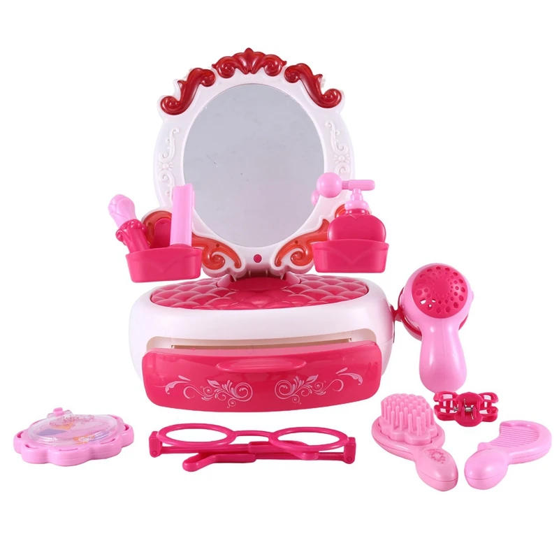ABJA-Yh218-5Ce Household Simulation Dresser Children's Small Home Appliances Toys Boys And Girls Set Music With Lights