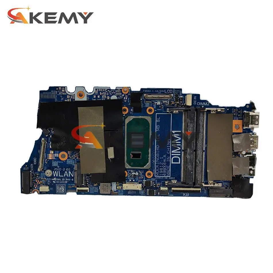budget pc motherboard For Dell 5501 Laptop Motherboard With I5-1035G1 CPU GM 19812-1 Mainboard 100% Fully Tested gaming pc motherboard cheap
