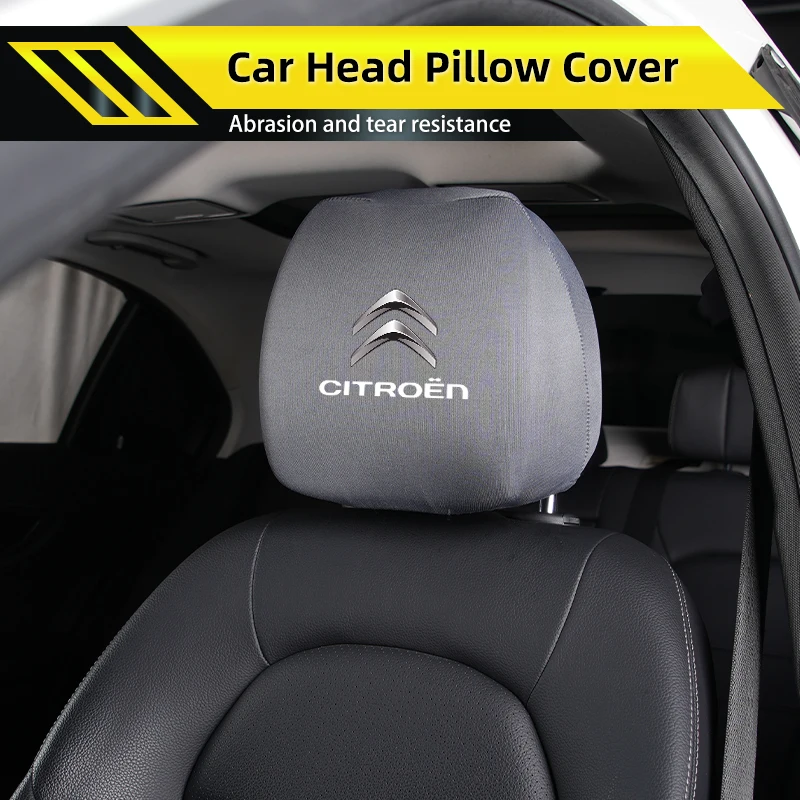 Copri poggiatesta per auto, protezione per interni, decorazione per Citroen C4 C3 C5 C1 C2 Berlingo Celysee Cactus Picasso - Image 3