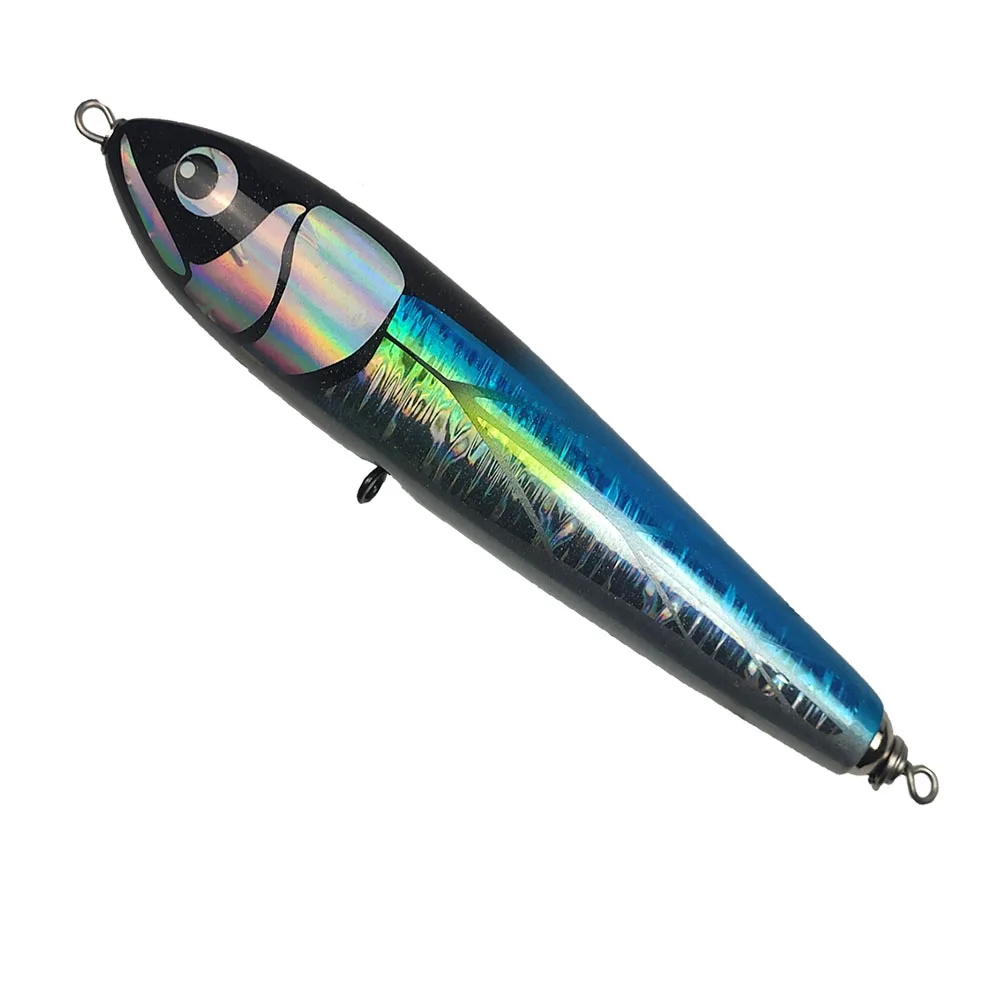 Gamma Carpenter Wood Floating Popper Stickbait Fishing Lure Per Paulownia Medio Pesante Popping For , Kingfish, Bluefintuna Co