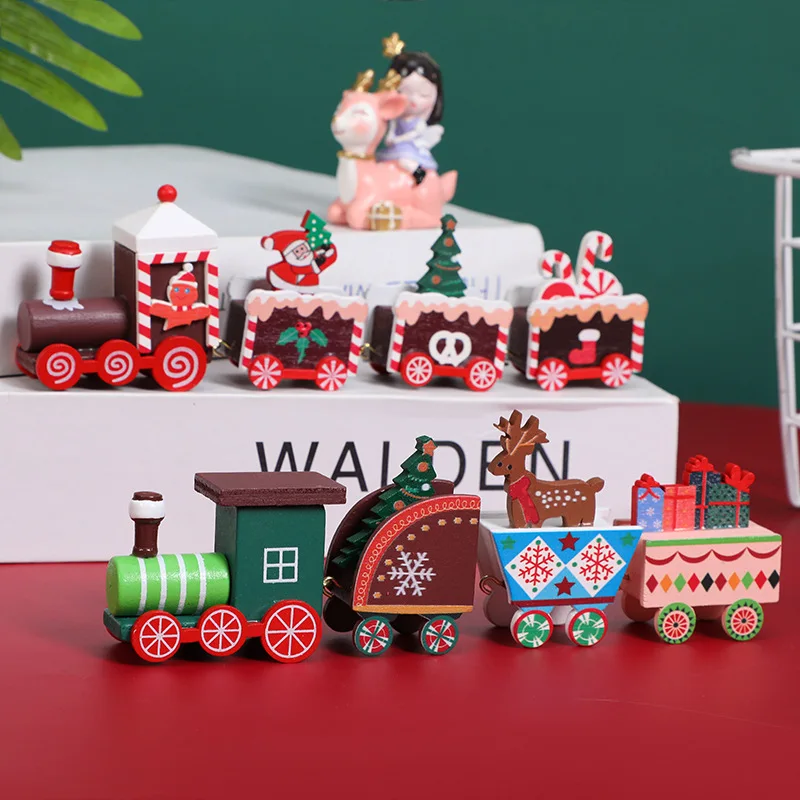 

Christmas Creative Train Model Toy Mall Shop Window Desktop Decoration Children's Gift