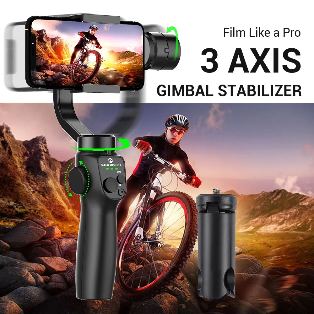 

Smartphone Anti Shake Gimbal Stabilizer 3-Axis Phone Gimbal for Xiaomi Huawei iPhone 14 Pro Max YouTube TikTok Vlog Video Record