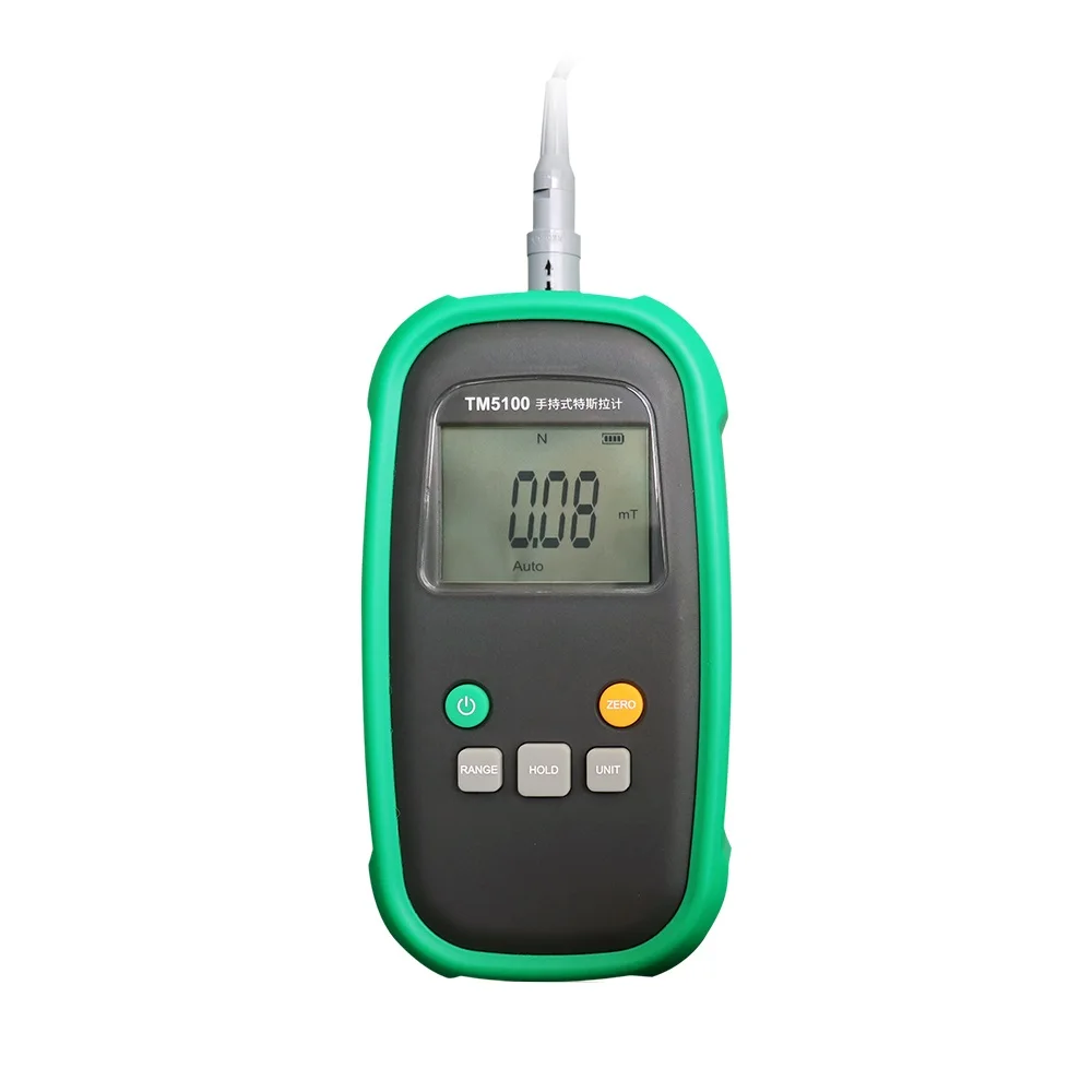 

TM5100 Gauss Meter Magnetic Field Tester Magnetic Detector Magnetometer Handheld Flux Meter Teslas Meter