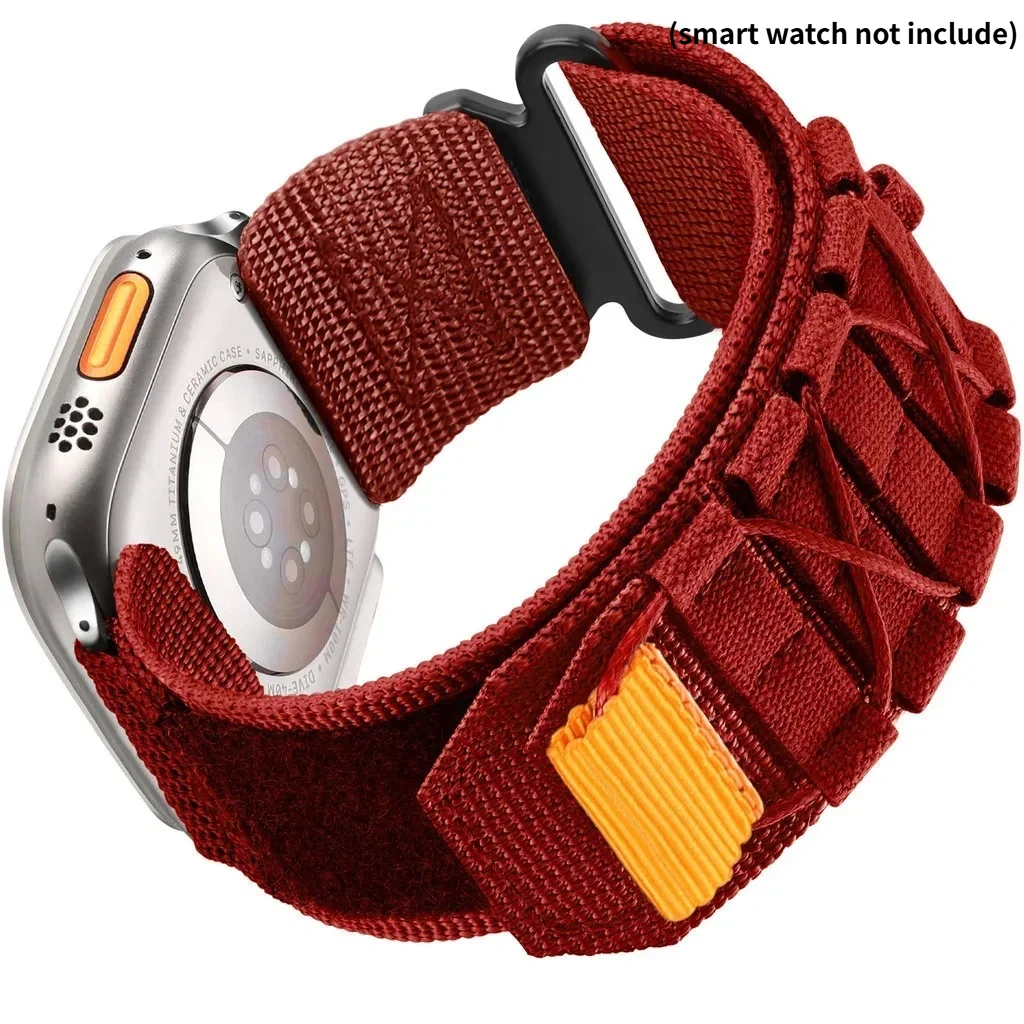 Tactical Sport Nylon Trail Strap for Apple Watch - Durable and Stylish Bracelet for Active Lifestyles