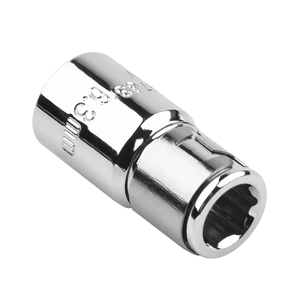 

Socket Adapter Ratchet Wrench Adapter 1/4" Square Drive To 1/4" Hex Shank Socket Bit Converter Screwdriver Holder Socket Adapter